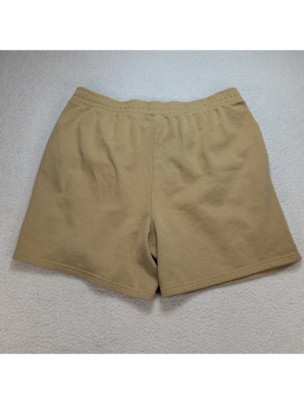 The North Face Fleece Shorts Tan Drawstring Men's XL Lounge Athletic